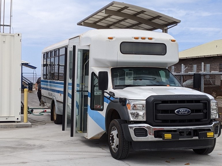 Hawai'i County's First Hydrogen Bus